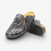 Blog Mens Clog - Negro Snake Manbalina (faux snake)