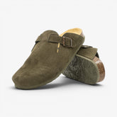 Blog Mens Clog - Militar Serraje Top (recycled suede)