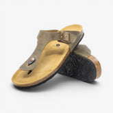 Bolero Mens Sandal - Kaki Apure (leather)