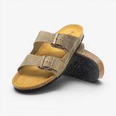 Barna Mens Sandal - Kaki Apure (leather)