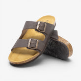 Barna Mens Sandal - Marron Buffalo (premium leather)