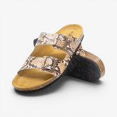 Barna Mens Sandal - Marron Snake Manbalina (faux snake)