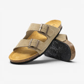 Barna Mens Sandal - Ceniza Serraje Top (recycled suede)