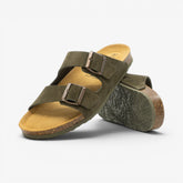 Barna Mens Sandal - Militar Serraje Top (recycled suede)