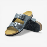 Beta Womens Sandal - Anthracita Copell (metallic leather)