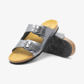 Beta Womens Sandal - Anthracita Copell (metallic leather)