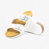 Beta Womens Sandal - Plata Copell (metallic leather)