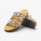 Beta Womens Sandal - Marron Snake Manbalina (faux snake)