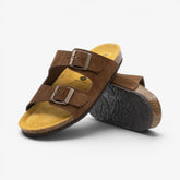 Beta Womens Sandal - Marron Serraje Top (recycled suede)