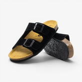 Beta Womens Sandal - Negro Serraje Top (recycled suede)