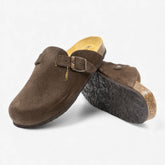 Blogg Womens Clog - Marron Afelpado (suede)