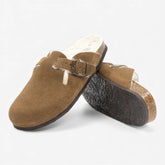 Blogg Lined Womens Clog - Vison Afelpado (suede)