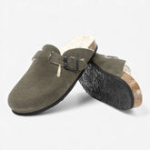 Blogg Lined Womens Clog - Castor Afelpado (suede)