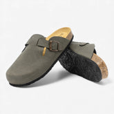 Blogg Womens Clog - Kaki Chicago (synthetic leather)