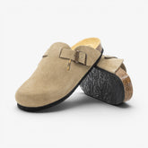 Blogg Womens Clog - Ceniza Serraje Top (recycled suede)