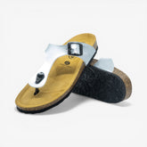 Bolero Womens Sandal - Plata Charol (synthetic)