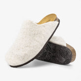 Konnor Blogger Womens Clog - Beige Fieltro (wool blend)