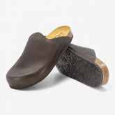 Konnor Womens Clog - Marron Buffalo (premium leather)