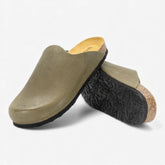 Konnor Womens Clog - Salvia Buffalo (premium leather)