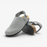 Oslo Womens Clog - Gris Serraje Top (recycled suede)