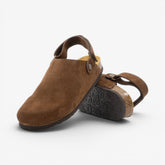 Oslo Womens Clog - Marron Serraje Top (recycled suede)