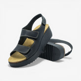 Osaka Womens Sandal - Negro Apure (leather)