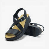 Kioto Womens Sandal - Negro Buffalo (premium leather)