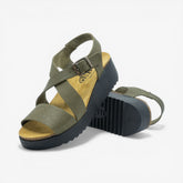 Kioto Womens Sandal - Salvia Buffalo (premium leather)