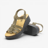 Ise Womens Sandal - Salvia Buffalo (premium leather)