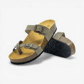 Bombay Platform Womens Sandal - Kaki Nobuck (nubuck)