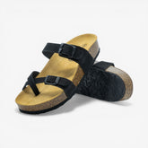 Bombay Platform Womens Sandal - Negro Nobuck (nubuck)
