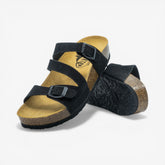 Bolino Platform Womens Sandal - Negro Nobuck (nubuck)