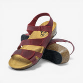 Cordoba Platform Womens Sandal - Rojo Apure (leather)