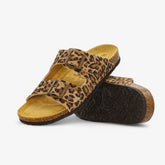 Beta Womens Sandal - Leopard Print Afelpado (suede)