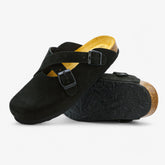 Blogger Womens Clog - Negro Afelpado (suede)