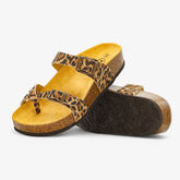 Bombay Platform Womens Sandal - Leopard Print (leather)
