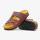 Boludo Platform Womens Sandal - Burdeos Apure (leather)