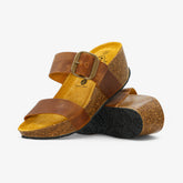 Rock Wedge Womens Sandal - Roble Apure (leather)