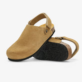 Oslo Womens Clog - Tan Afelpado (suede)