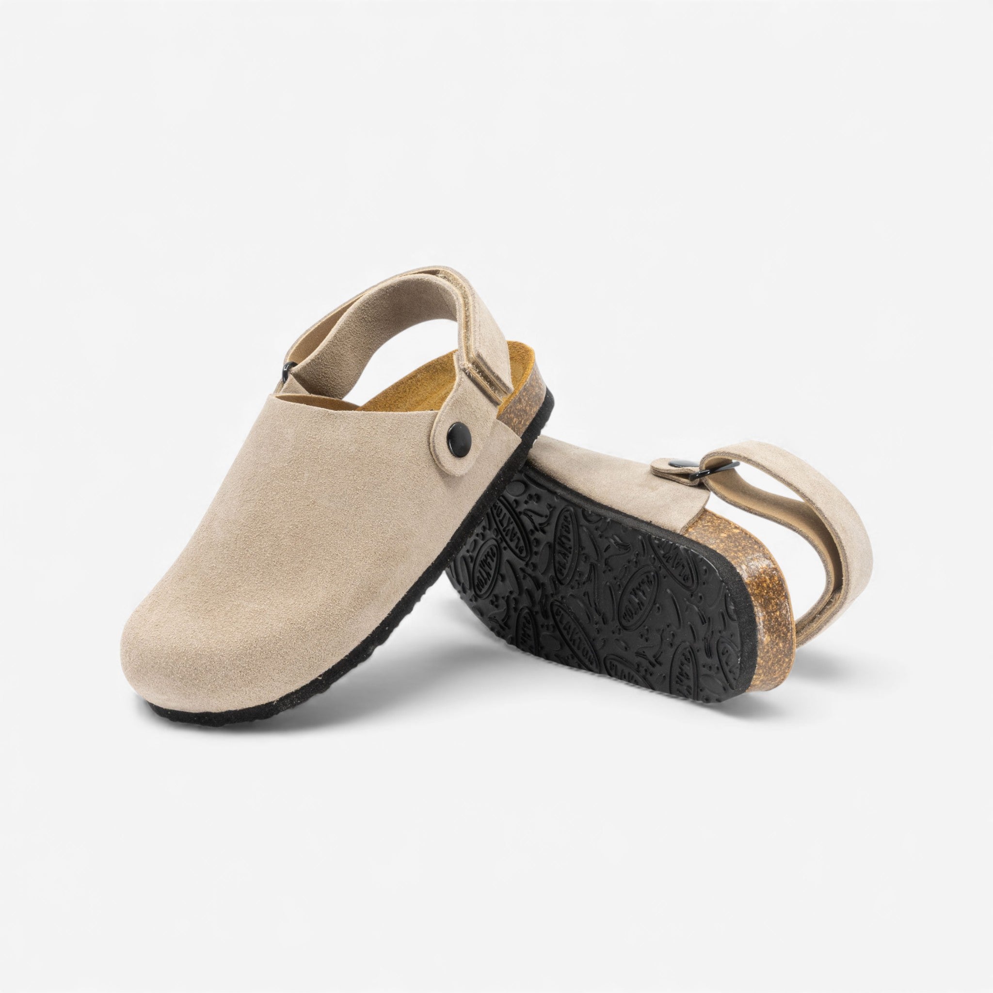 Oslo Afelpado Kids Clog – Piedra image 1