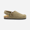 Oslo Kids Clog - Light Khaki Afelpado (suede)