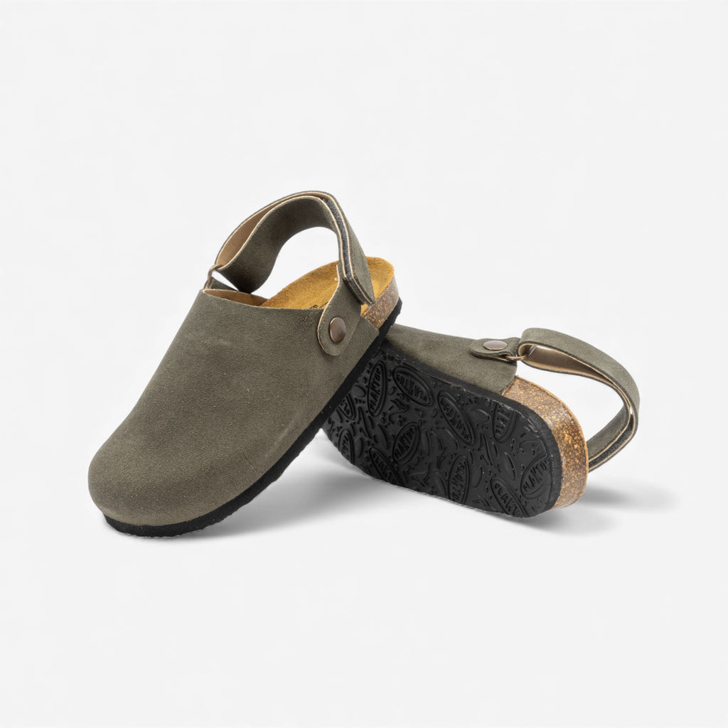 Oslo Kids Clog - Castor Afelpado (suede)