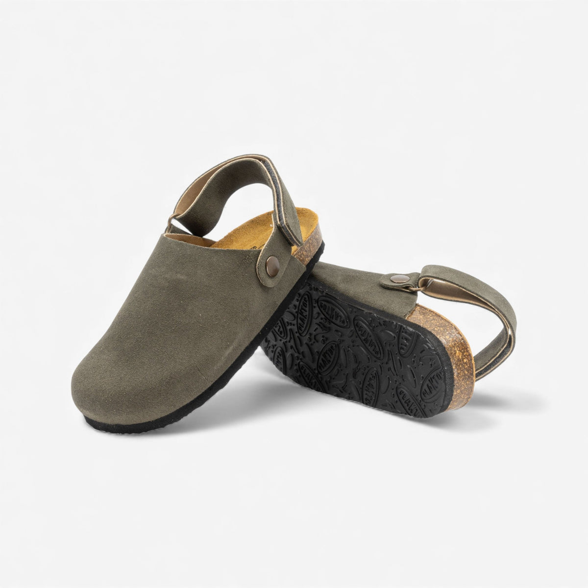 Oslo Afelpado Kids Clog – Castor image 1