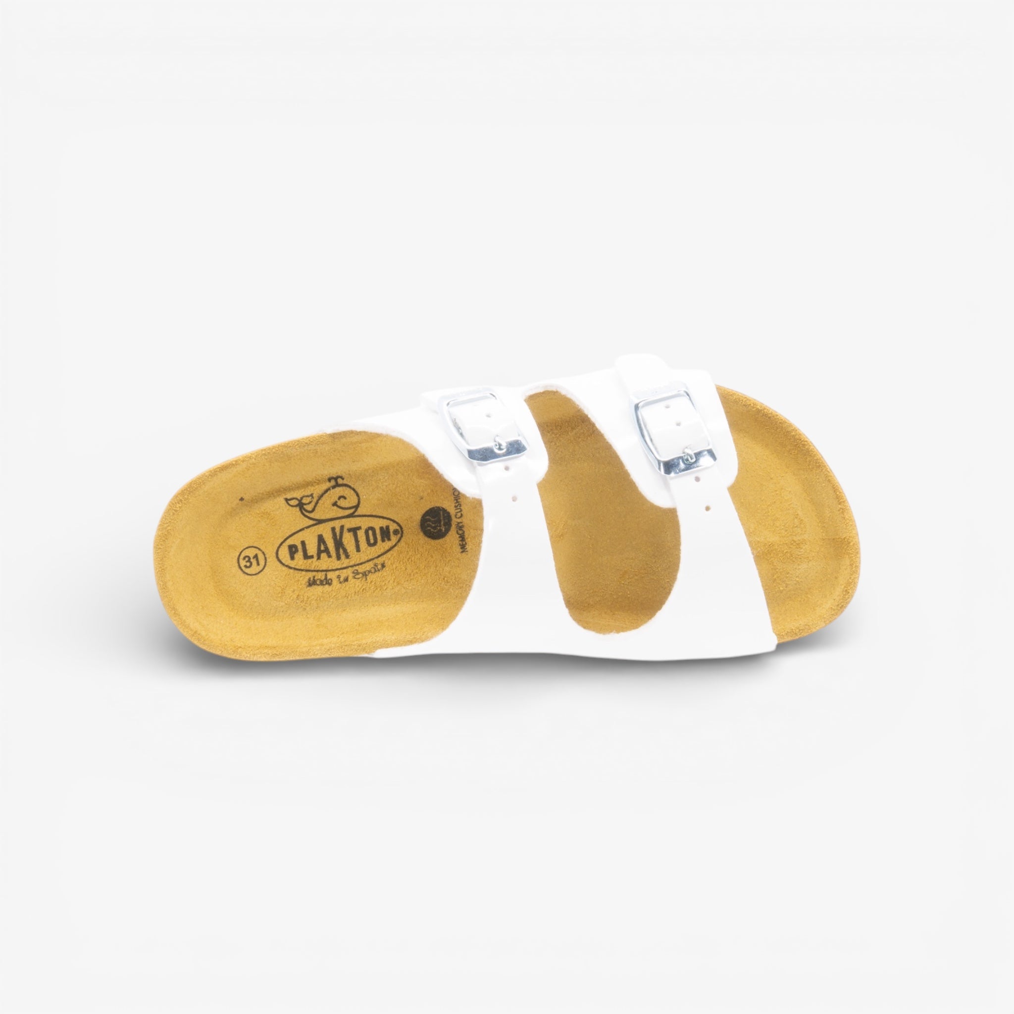 Pluton Charol Kids Sandal – Blanco image 4