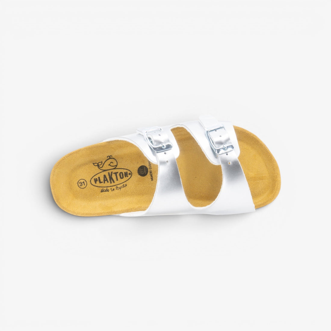 Pluton Charol Kids Sandal – Plata image 4