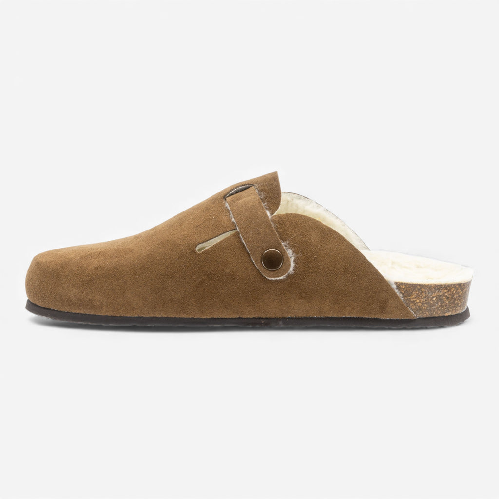 Blog Lined Mens Clog - Vison Afelpado (suede)