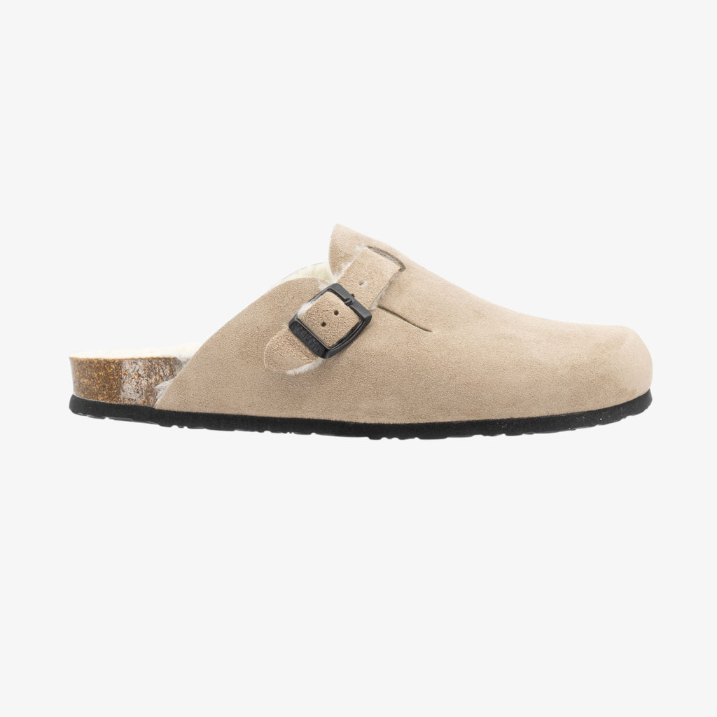 Blog Lined Mens Clog - Piedra Afelpado (suede)