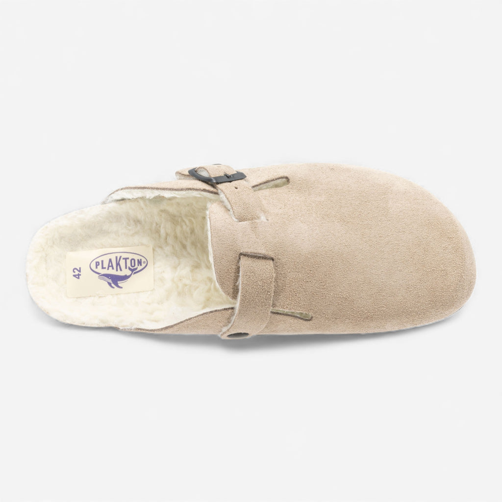 Blog Lined Mens Clog - Piedra Afelpado (suede)