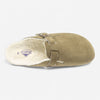 Blog Lined Mens Clog - Light Khaki Afelpado (suede)