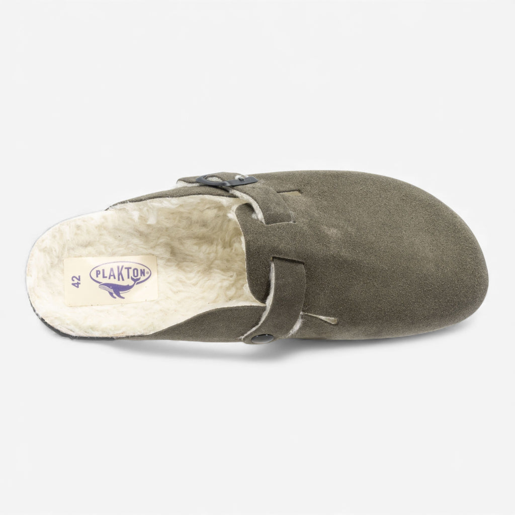 Blog Lined Mens Clog - Castor Afelpado (suede)